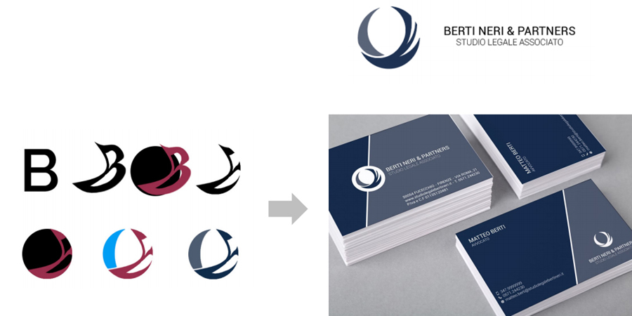 Logo e Coordinato Berti Neri & Partners
