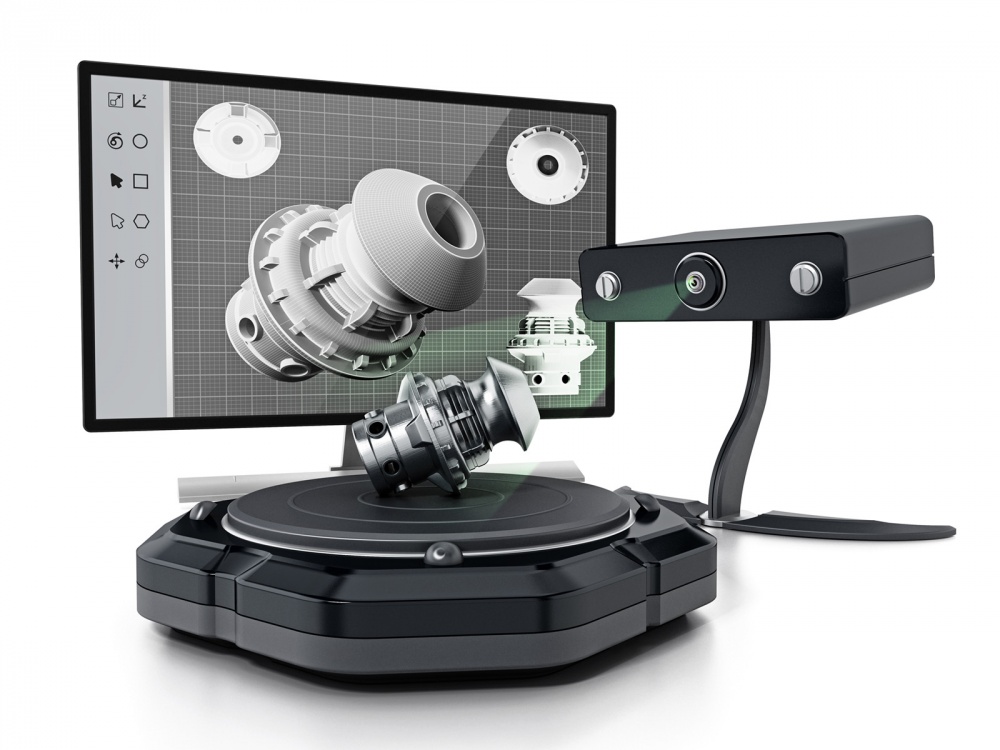 Scanner 3D professionale per acquisizione modelli tridimensionali